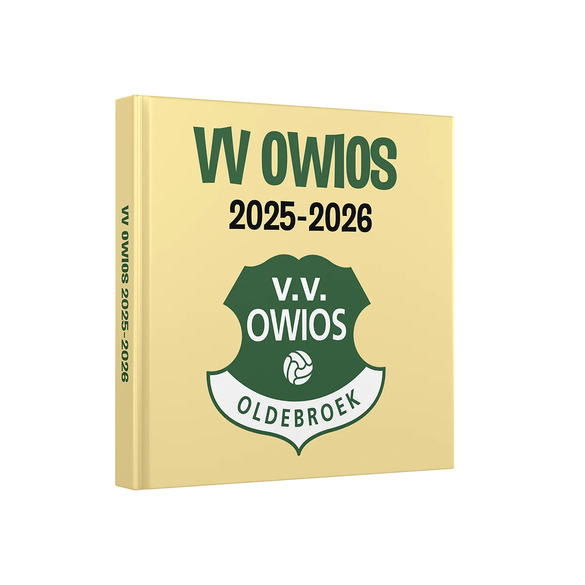 Fotoboek mockup VV Owios