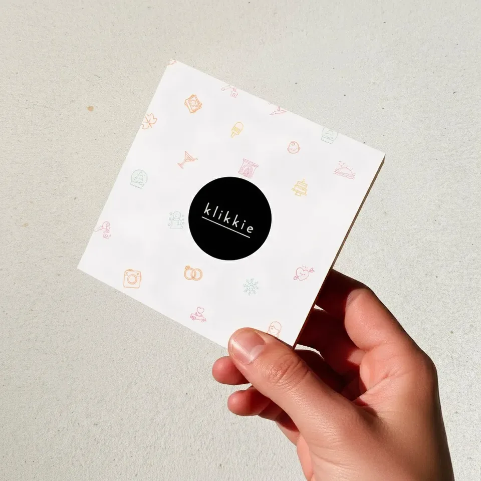 carte cadeau klikkie d'un parrain ou d'une marraine pour un filleul